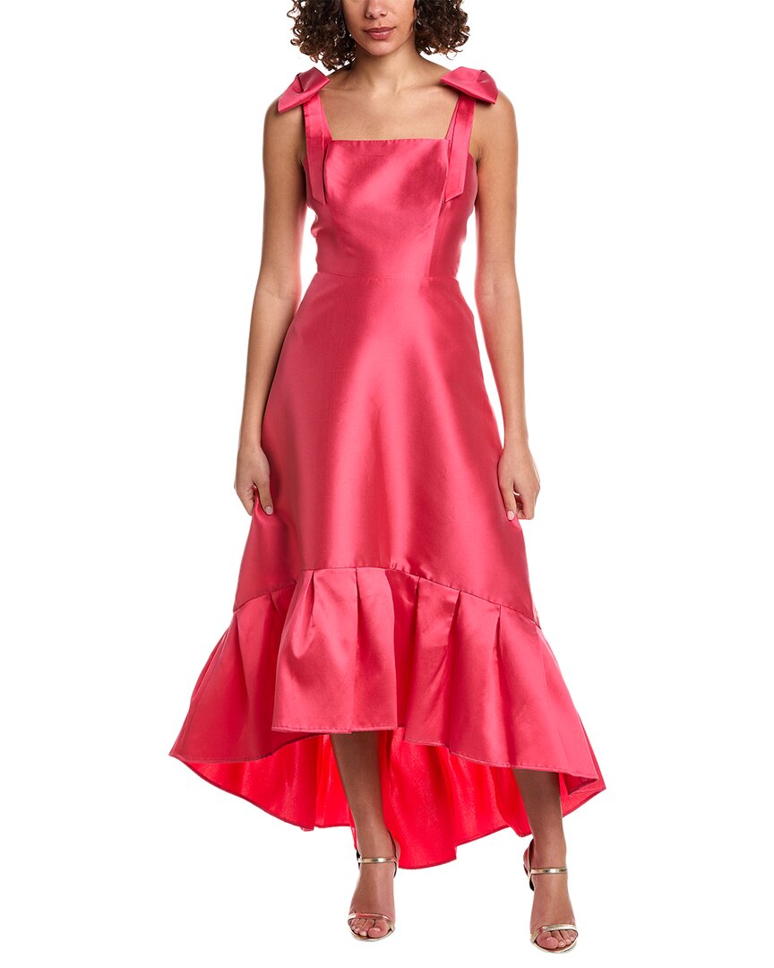 Shop Teri Jon By Rickie Freeman Bow Gown In Pink