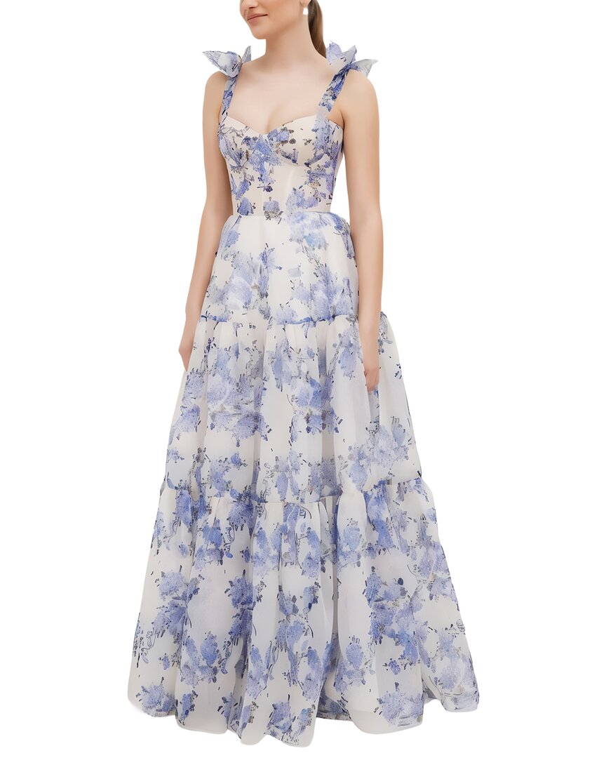 Homeyee Maxi Dress In Blue