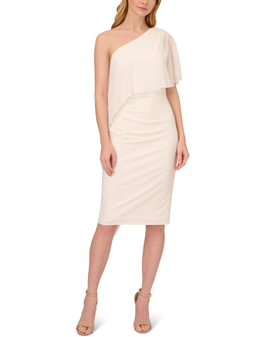 Shop Adrianna Papell Sheath Off The Shoulder Dress