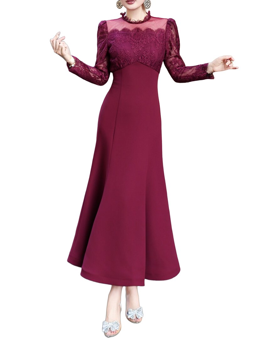 Brc By Burryco Solid Maxi Dress In Brown