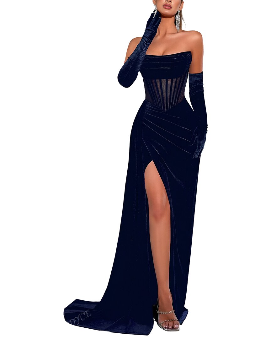 Oloey Solid Sleeveless Maxi Dress In Black