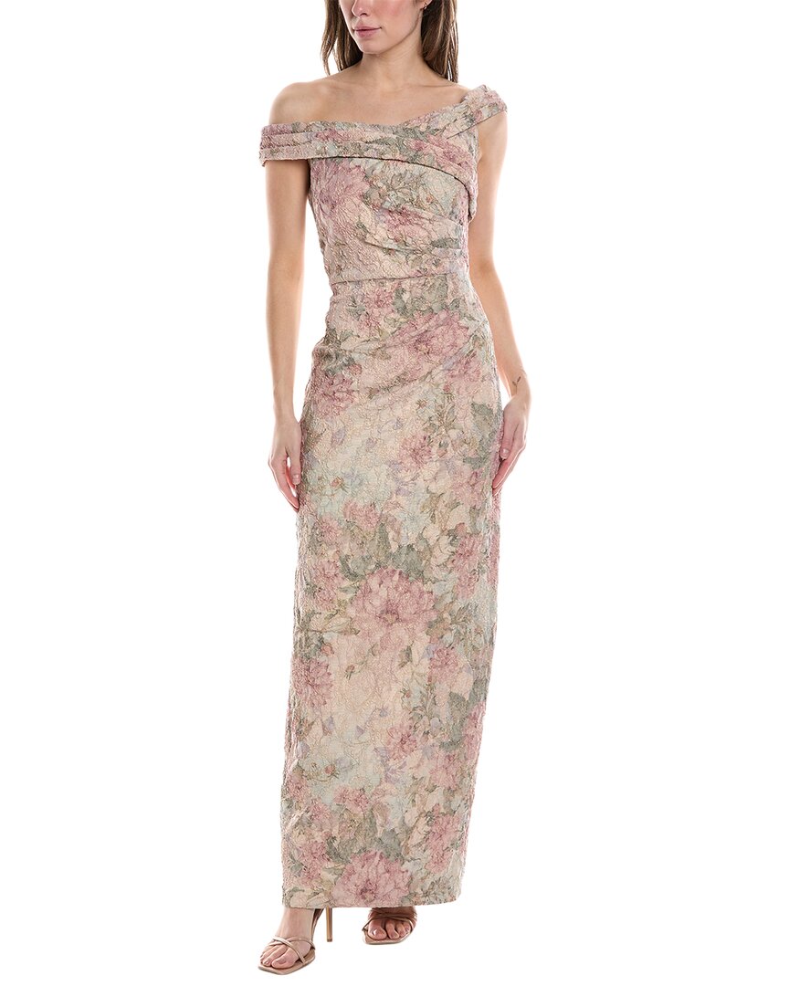 Adrianna Papell Gown In Pink
