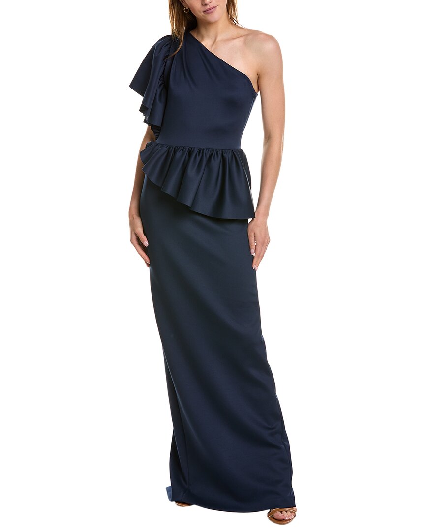 Black Halo Noble Gown In Blue