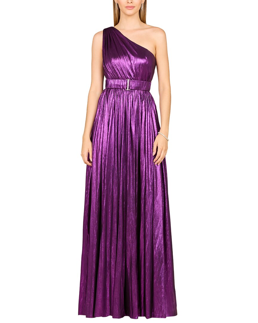 Lara Jersey Gown In Purple