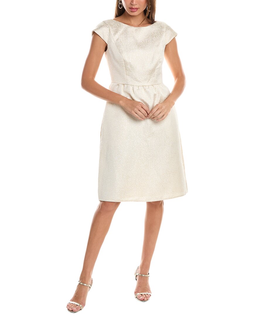 THE DESSY GROUP DESSY COLLECTION JACQUARD COCKTAIL DRESS