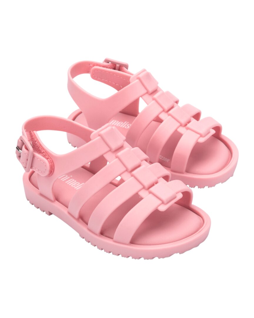 Mini Melissa Flox Baby Sandal In Pink