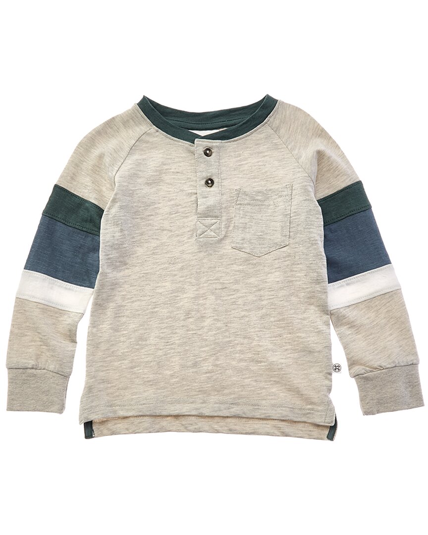 Sovereign Code Miles Henley T-shirt In Gray