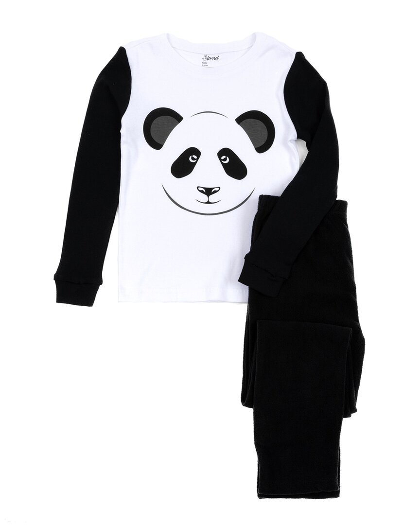 Leveret 2pc Pajama Set In Multi