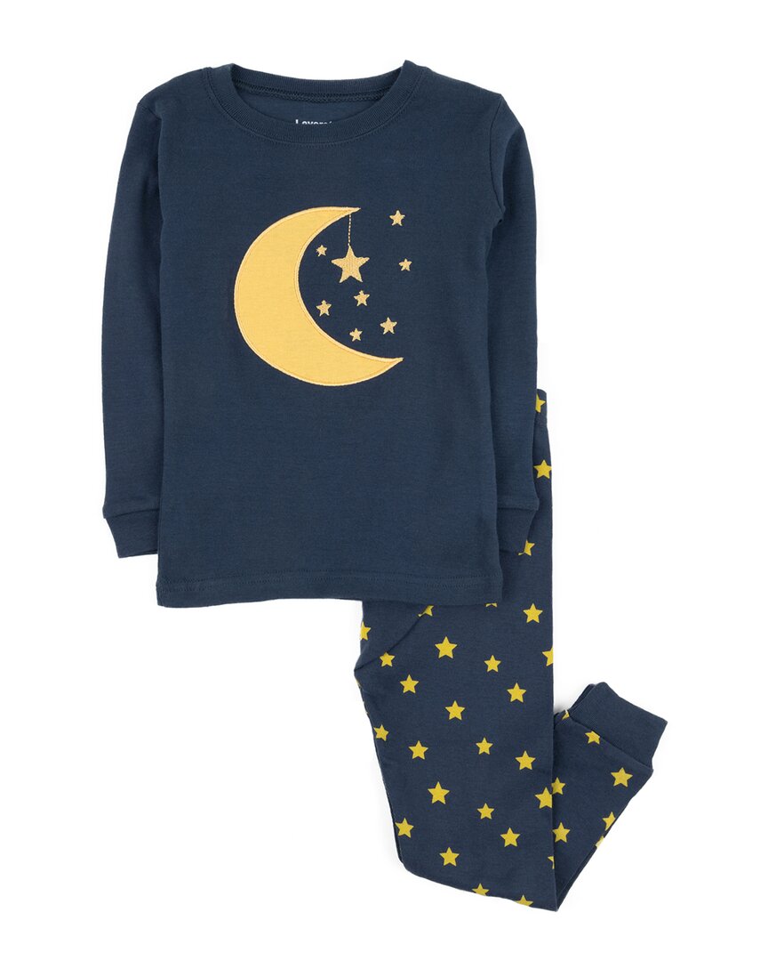 Leveret 2pc Pajama Set In Blue