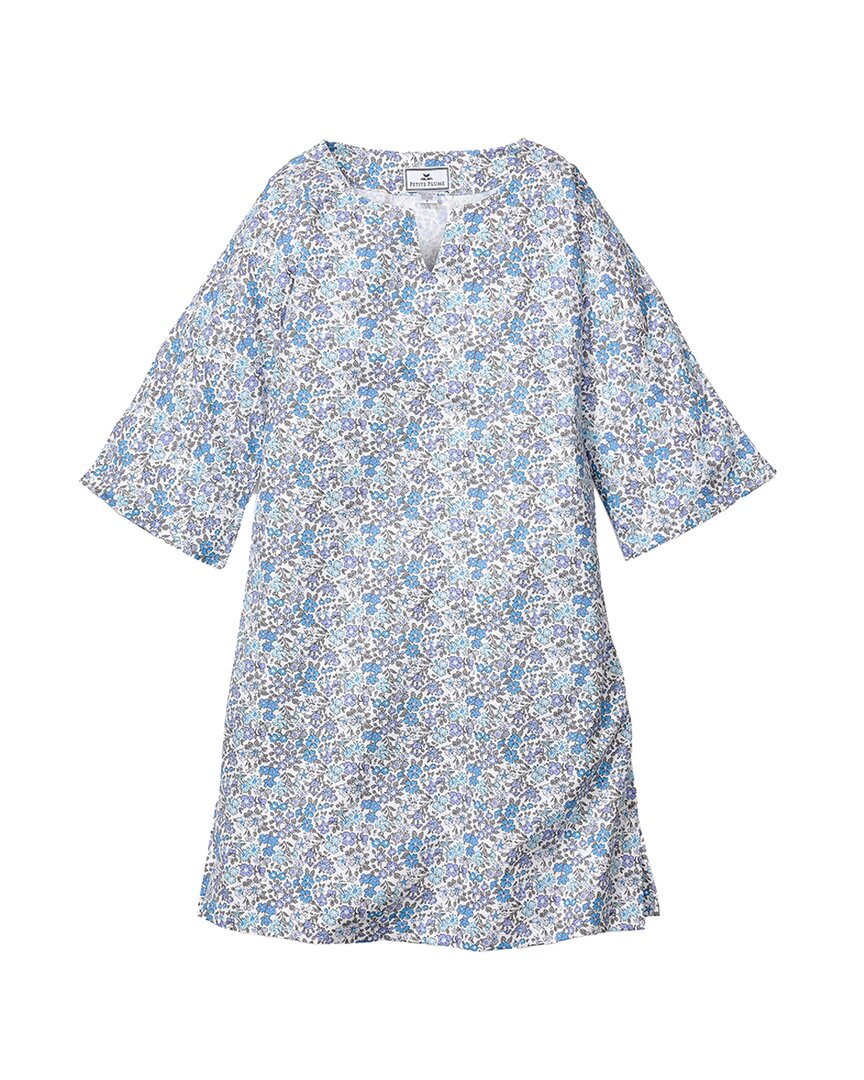 Petite Plume Fleur D'azur Caftan In Blue