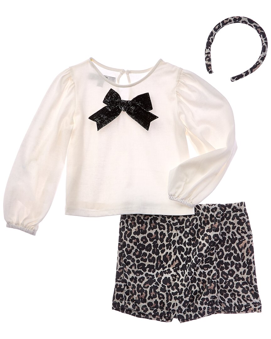 Badgley Mischka Kimberly Top & Skort Set In Multi