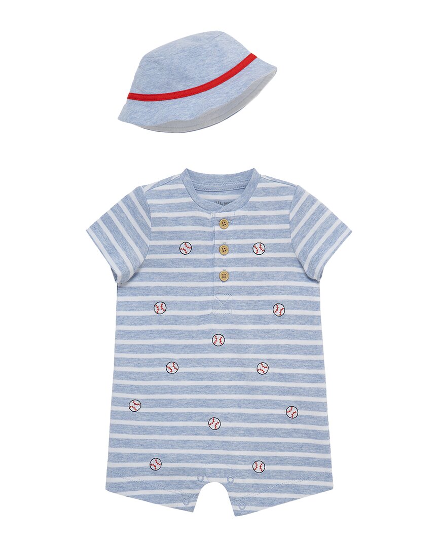 Little Me Baseball Romper Hat