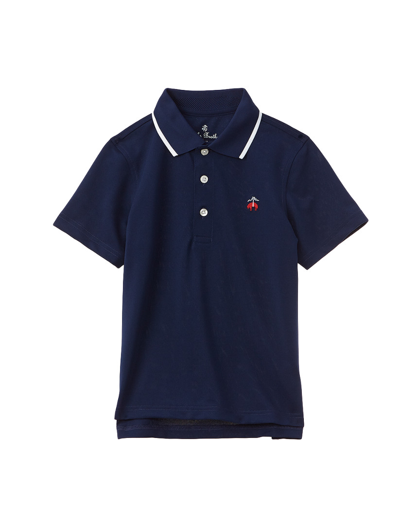 Image of Brooks Brothers Tipped Pique Polo Shirt