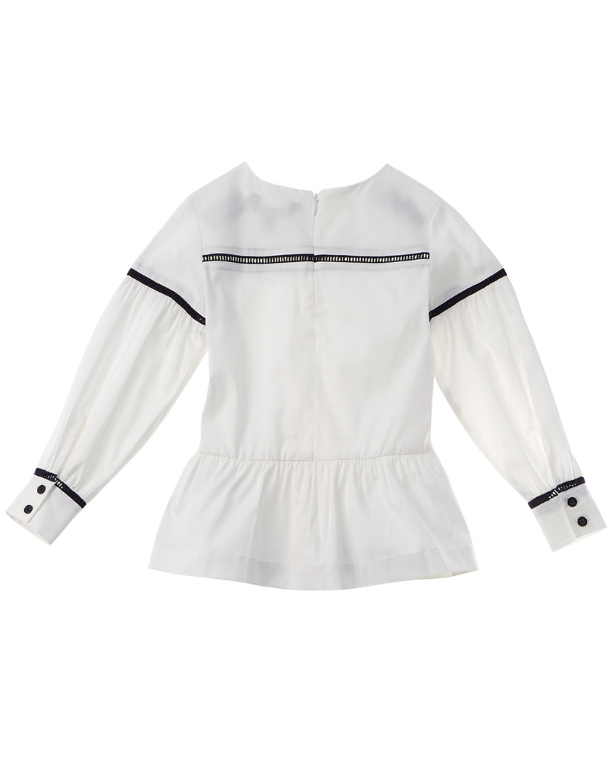 Image of Brooks Brothers Peplum Top