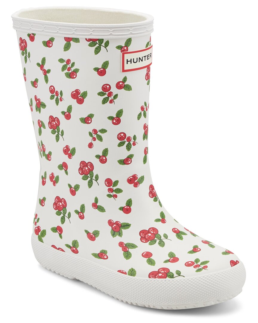 Hunter Rubber Rain Boot In White