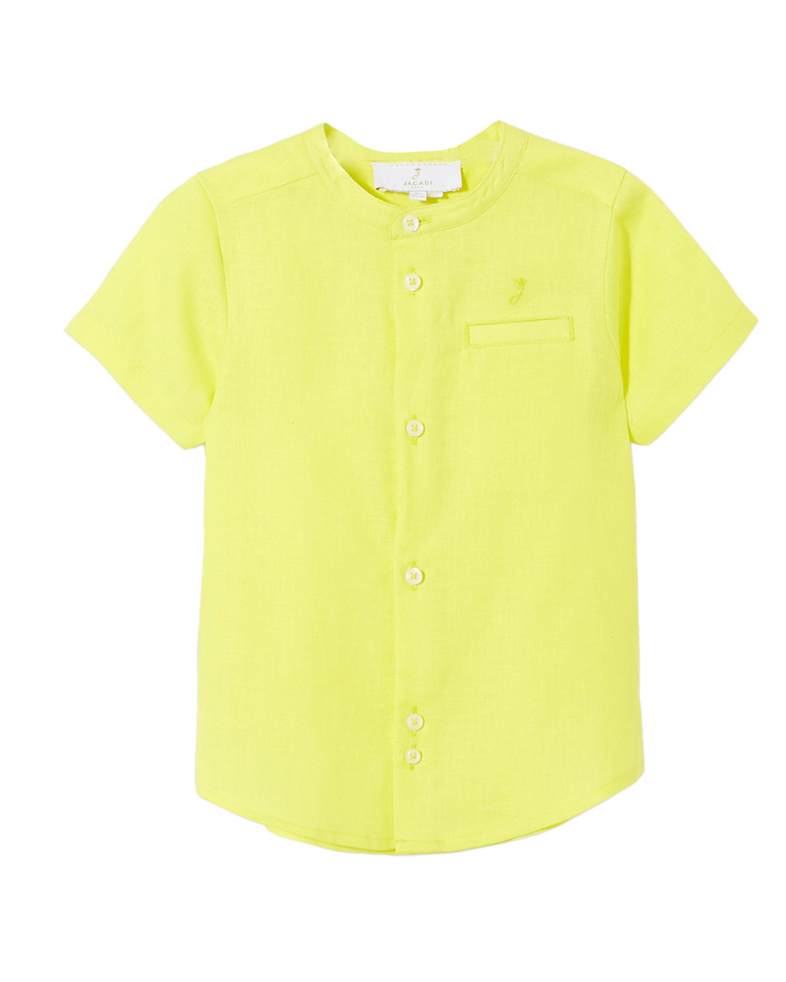 Image of Jacadi Paris Landau Mao Collar Linen Blouse