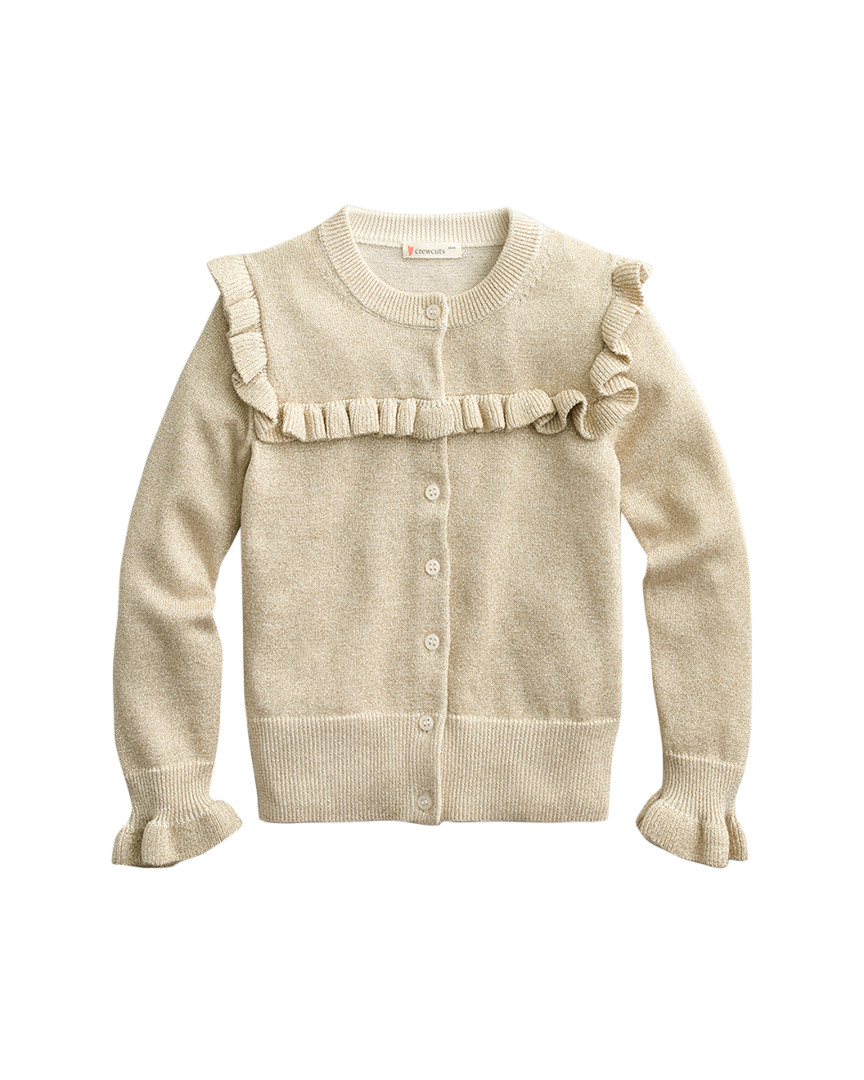 Image of J.Crew Sparkly Ruffle-Trimmed Cardigan