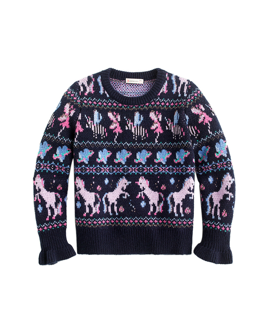 Image of crewcuts by J.Crew Fairy Fairisle Wool-Blend Top