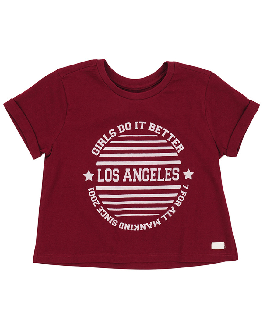 Image of For All Mankind Cropped Logo T-Shirt