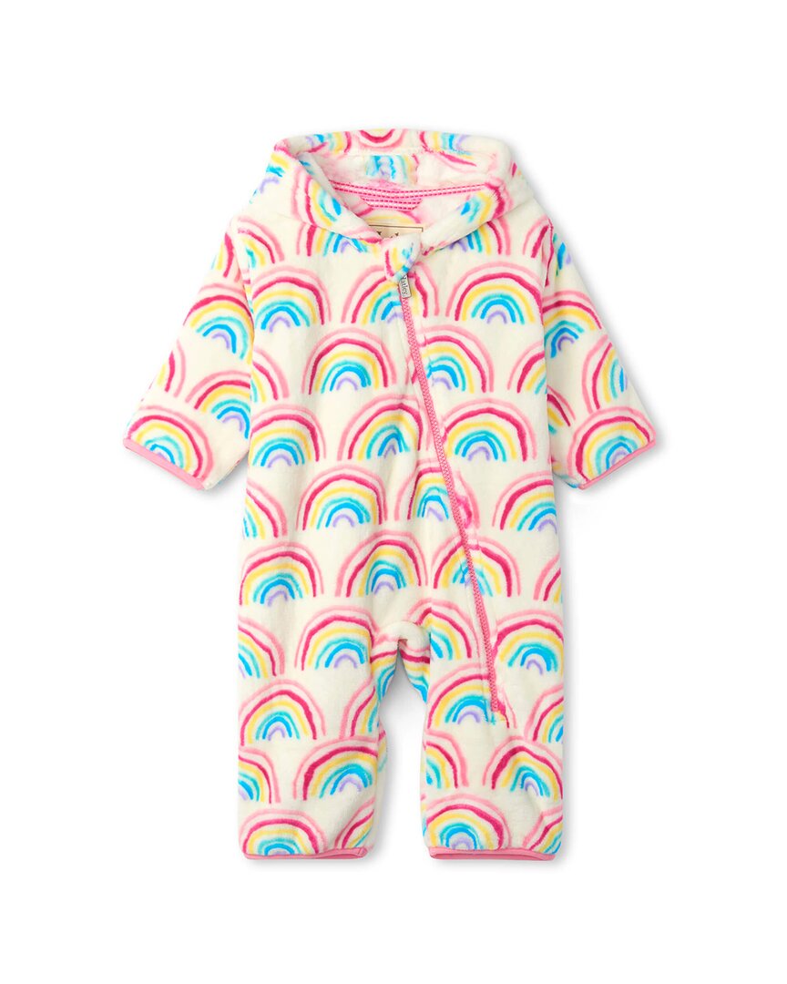 Hatley Pretty Rainbows Fuzzy Fleece Bundler Pajama