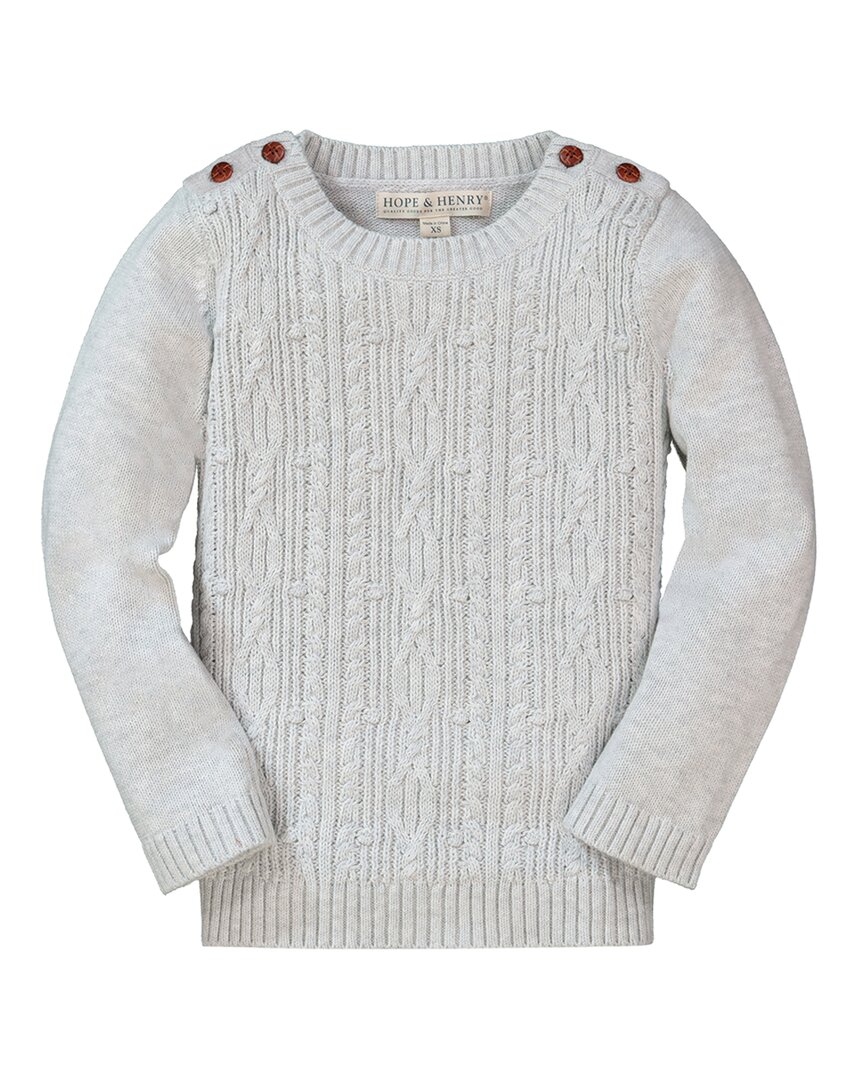 Hope & Henry Sweater In Gray