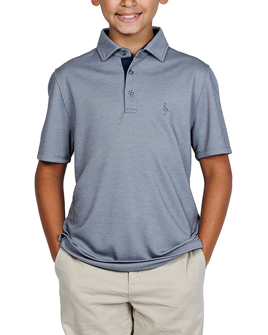 Tailorbyrd Solid Polo Shirt In Gray