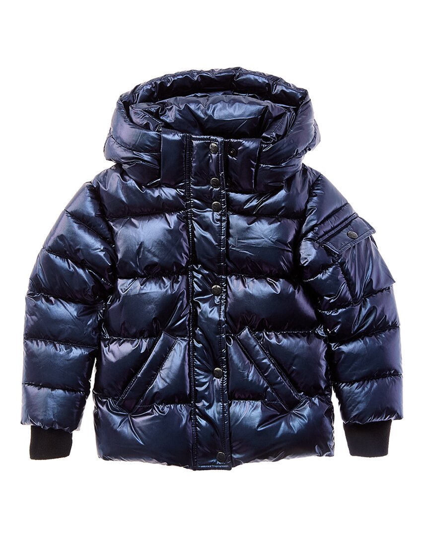 S13 Ella Puffer Jacket In Blue