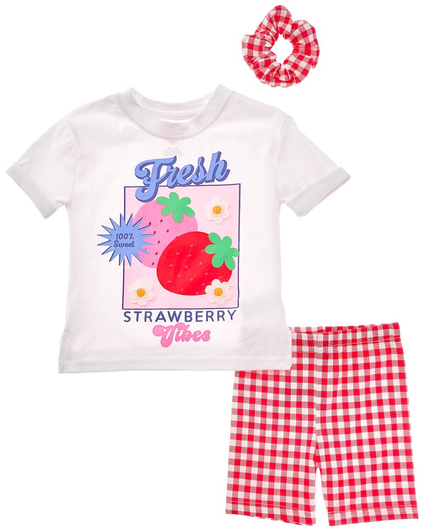 Freestyle Kids'  3pc Fresh Bike Short Set In Multi