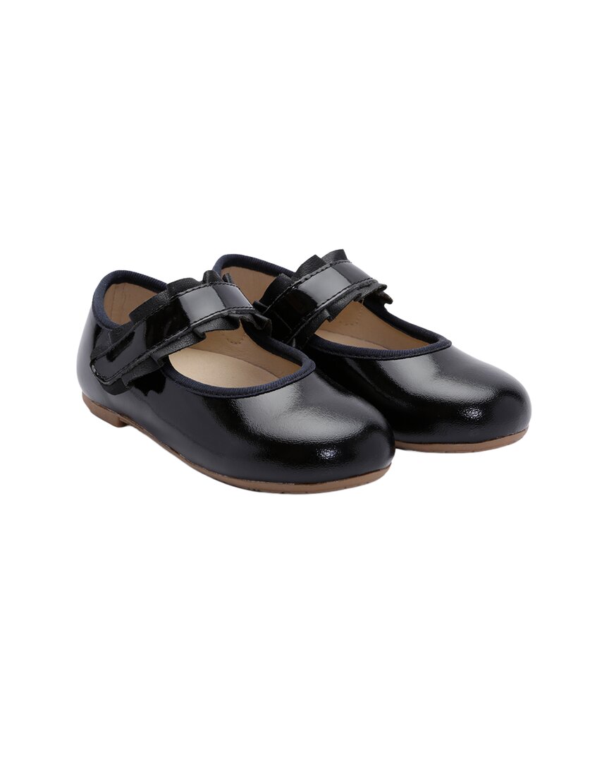 Old Soles Frilly Jane Patent Mary Jane In Black