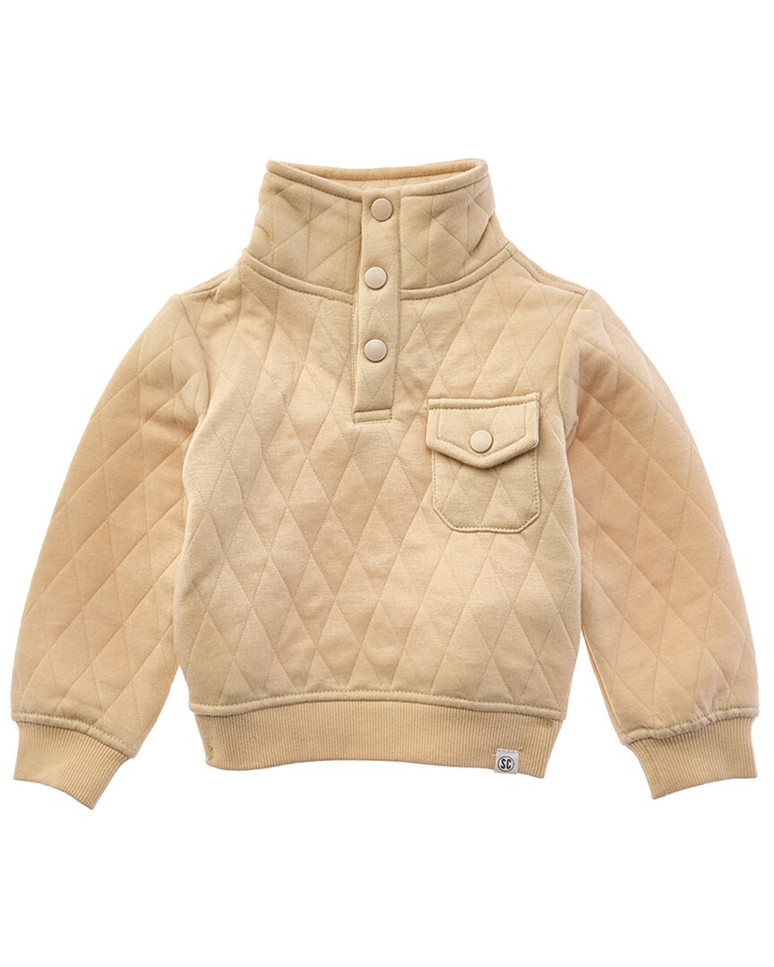 Sovereign Code Columbia Mock Neck Pullover In Neutral