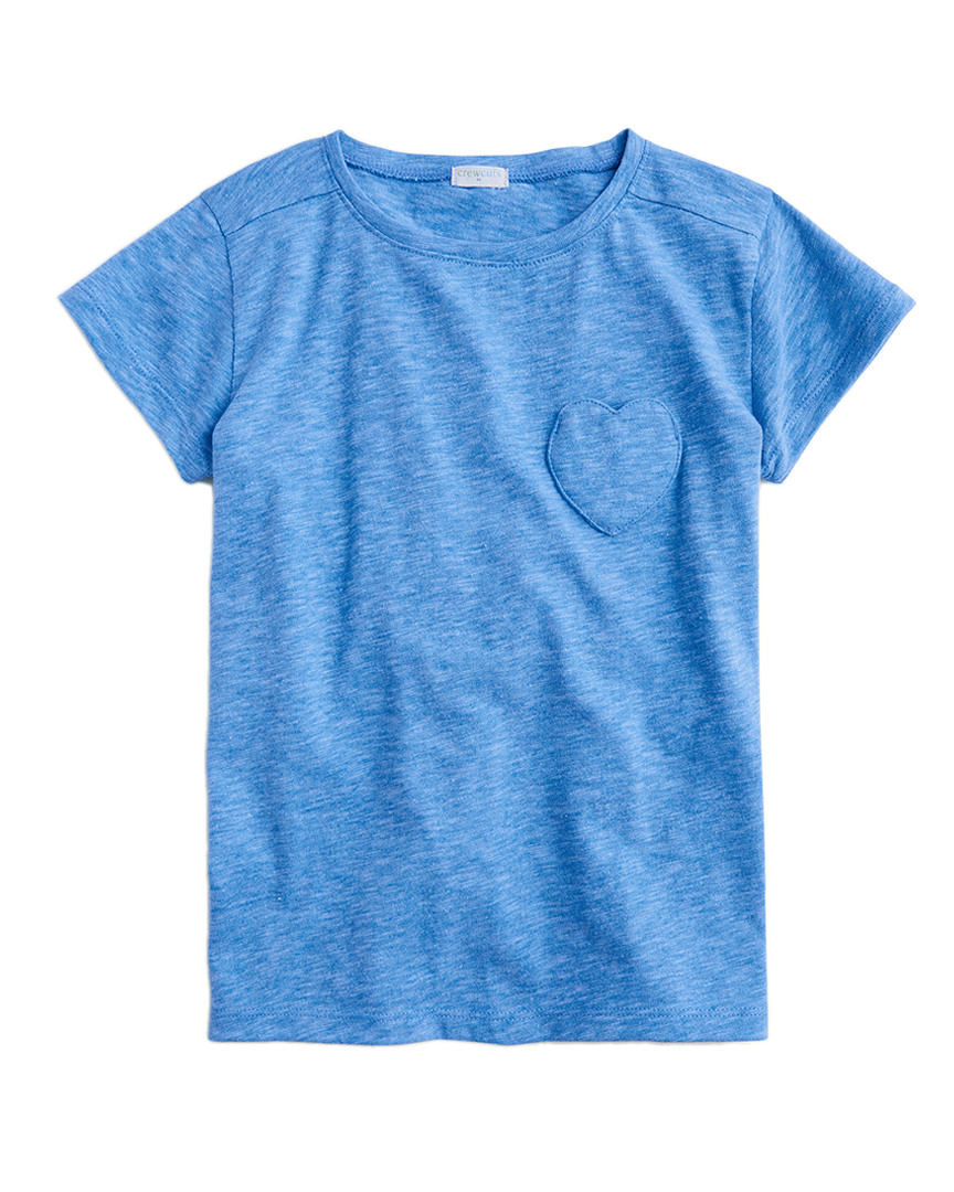 Image of crewcuts by J.Crew Heart-Shaped Pocket T-Shirt