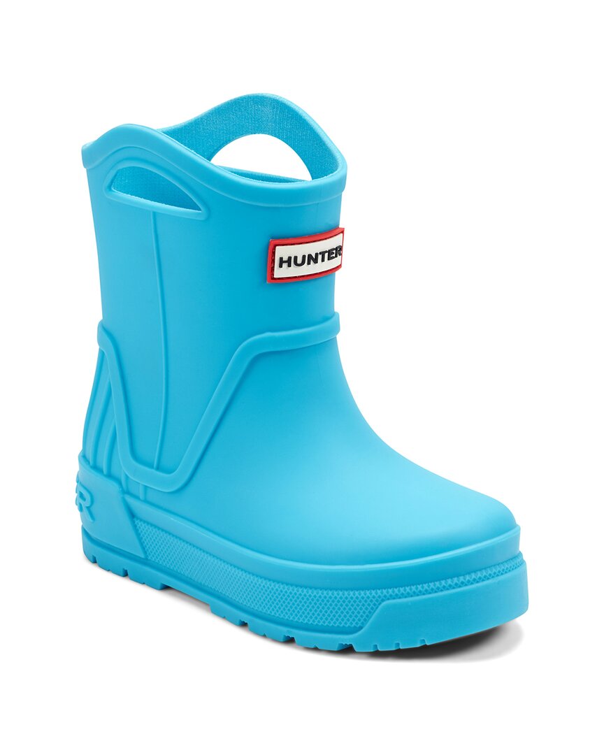 Hunter Georgey Rubber Rain Boot In Blue