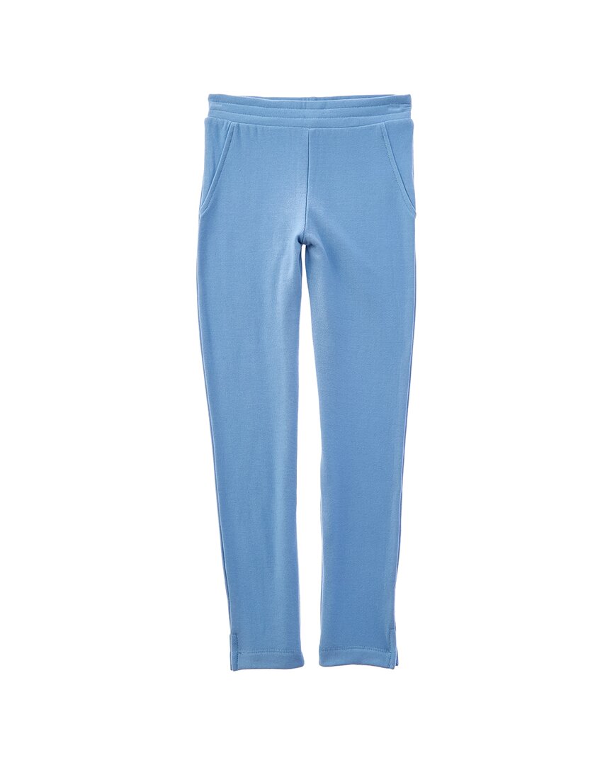 Chaser Cozy Knit Faux Pocket Jogger In Blue