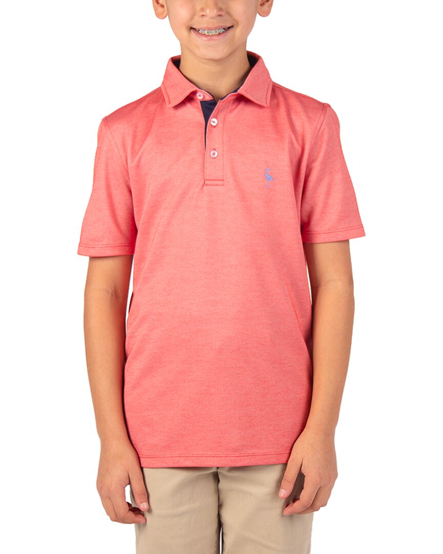 Tailorbyrd Solid Polo Shirt In Orange