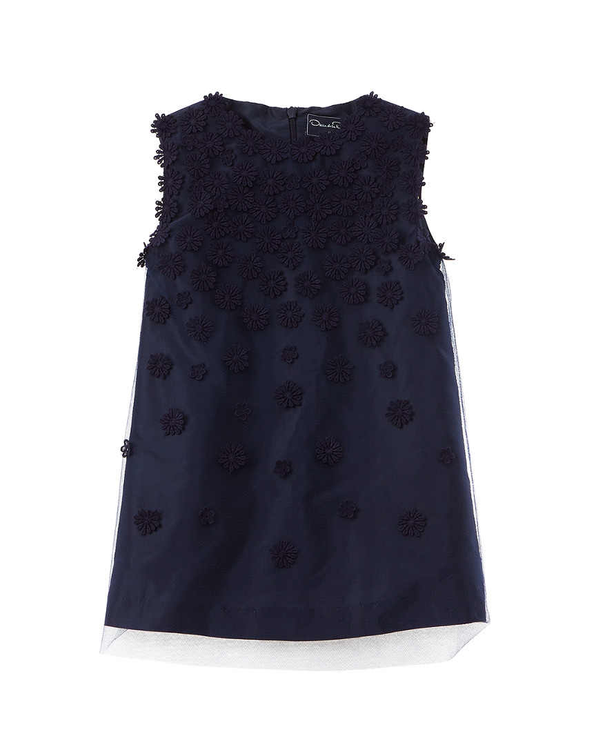 Image of Oscar de la Renta A-Line Silk-Lined Party Dress