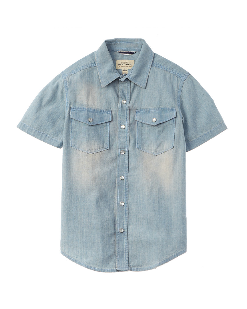 Image of Lucky Brand Chambray Shirt