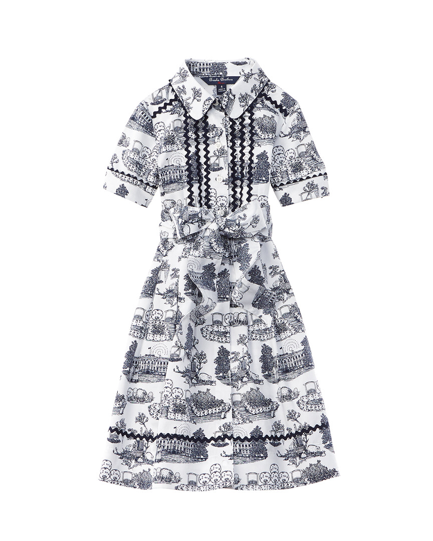 Image of Brooks Brothers Printed Shirtdress