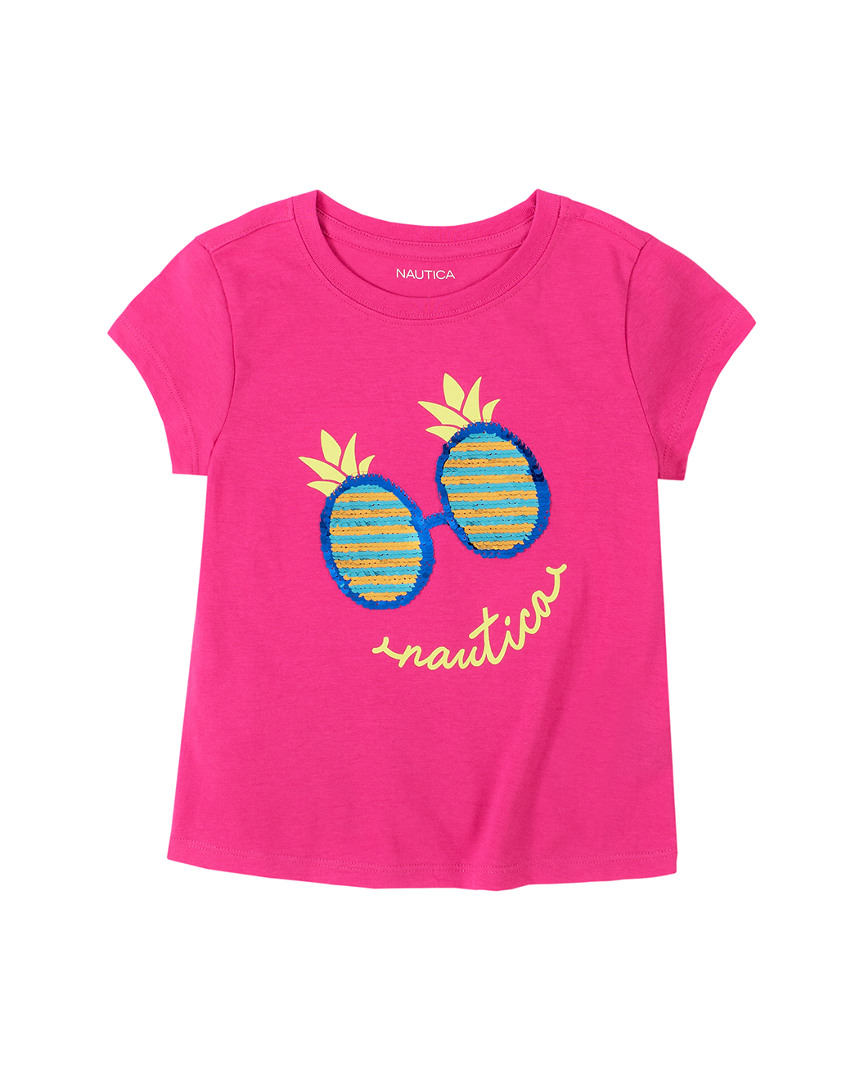 Image of Nautica Reversible Sequin Sunglasses T-Shirt