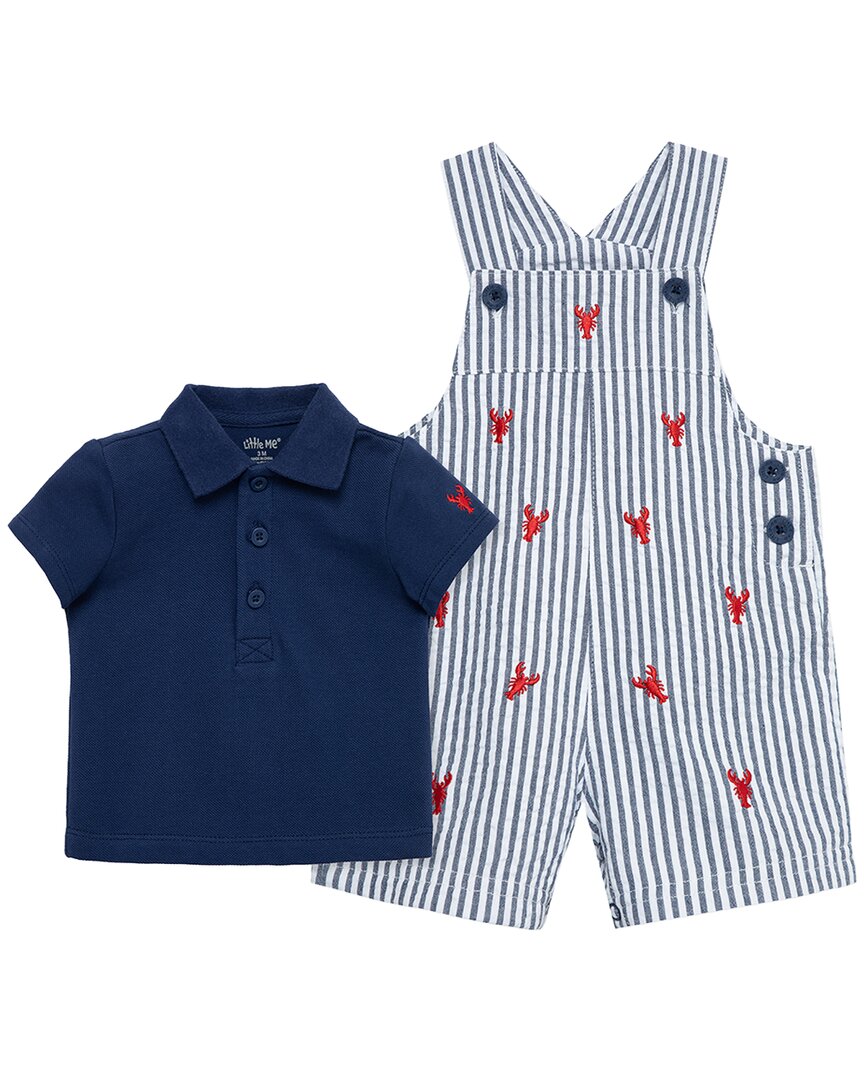 Little Me Lobster Shortall Set