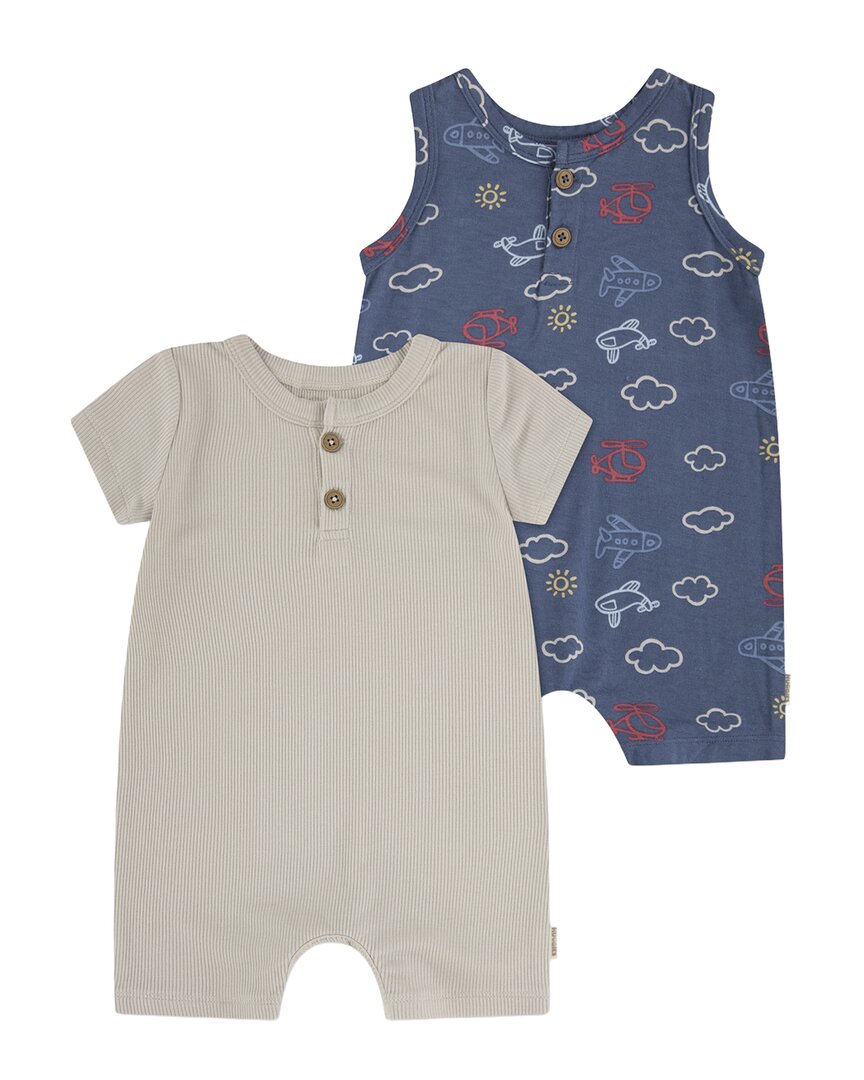 Huggies 2pc Romper Set In Brown