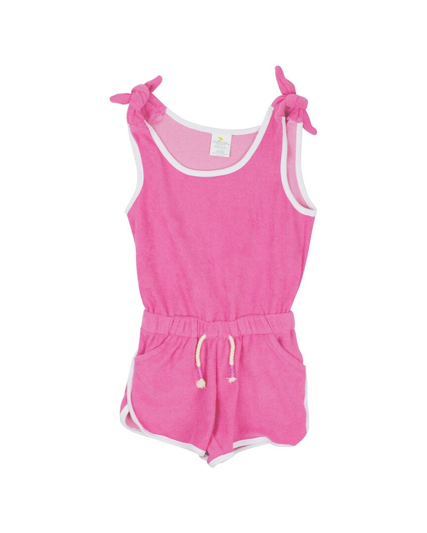 Shade Critters Terry Romper In Pink