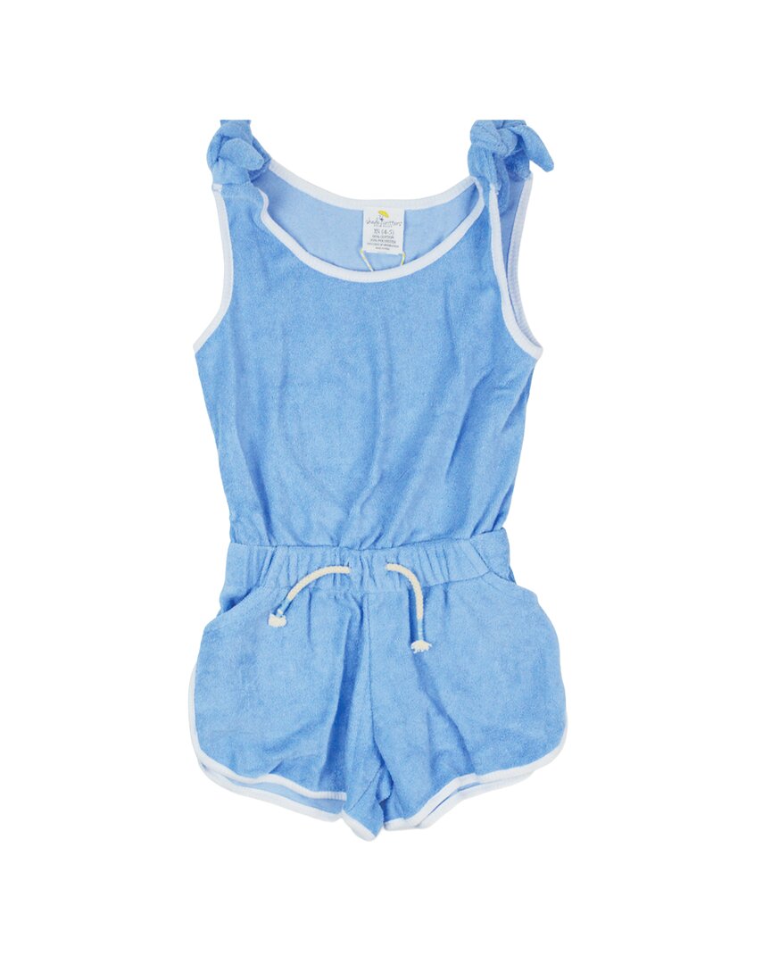 Shade Critters Terry Romper In Blue