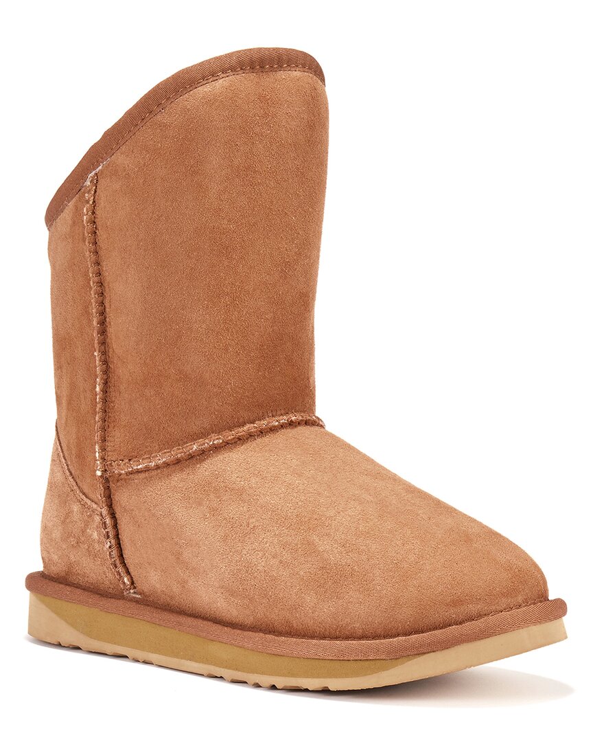 Australia Luxe Collective Cosy Short Sheepskin Boot In Brown