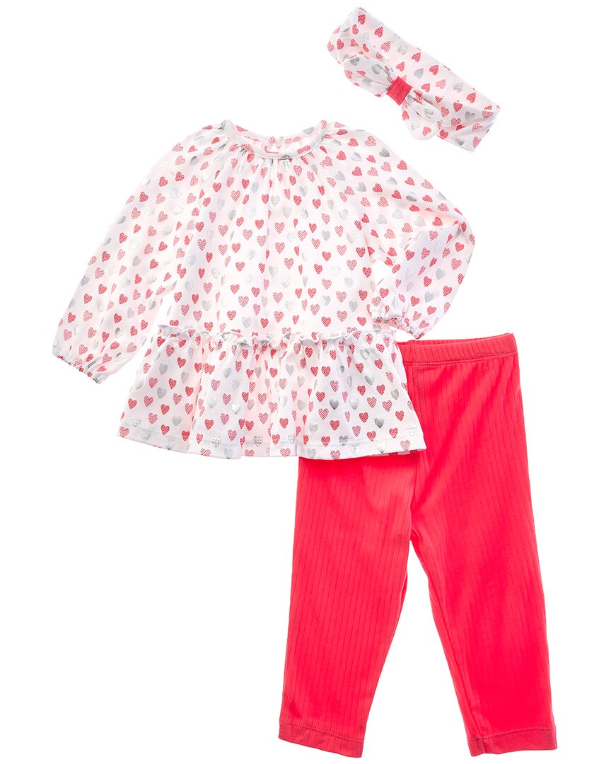 Little Me Hearts Tunic Set Headband