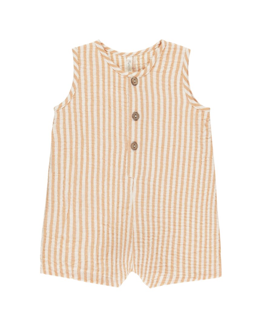 Rylee + Cru Collective Maverick Romper In Neutral
