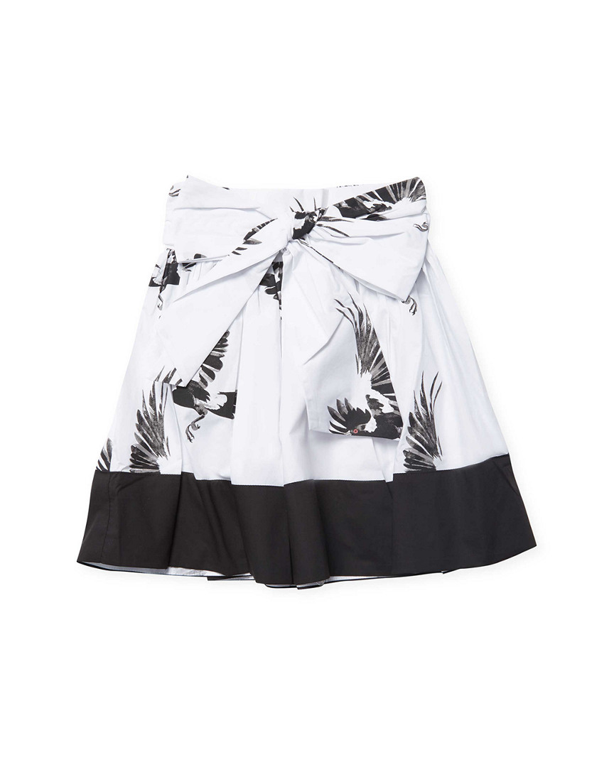 Image of CARBON SOLDIER Tie Flare Skirt