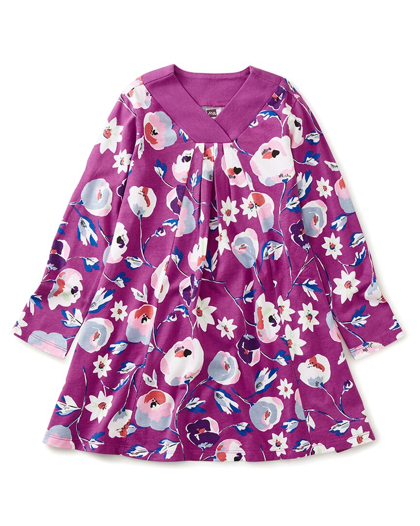 Tea Collection Riko Trapeze Dress In Multi