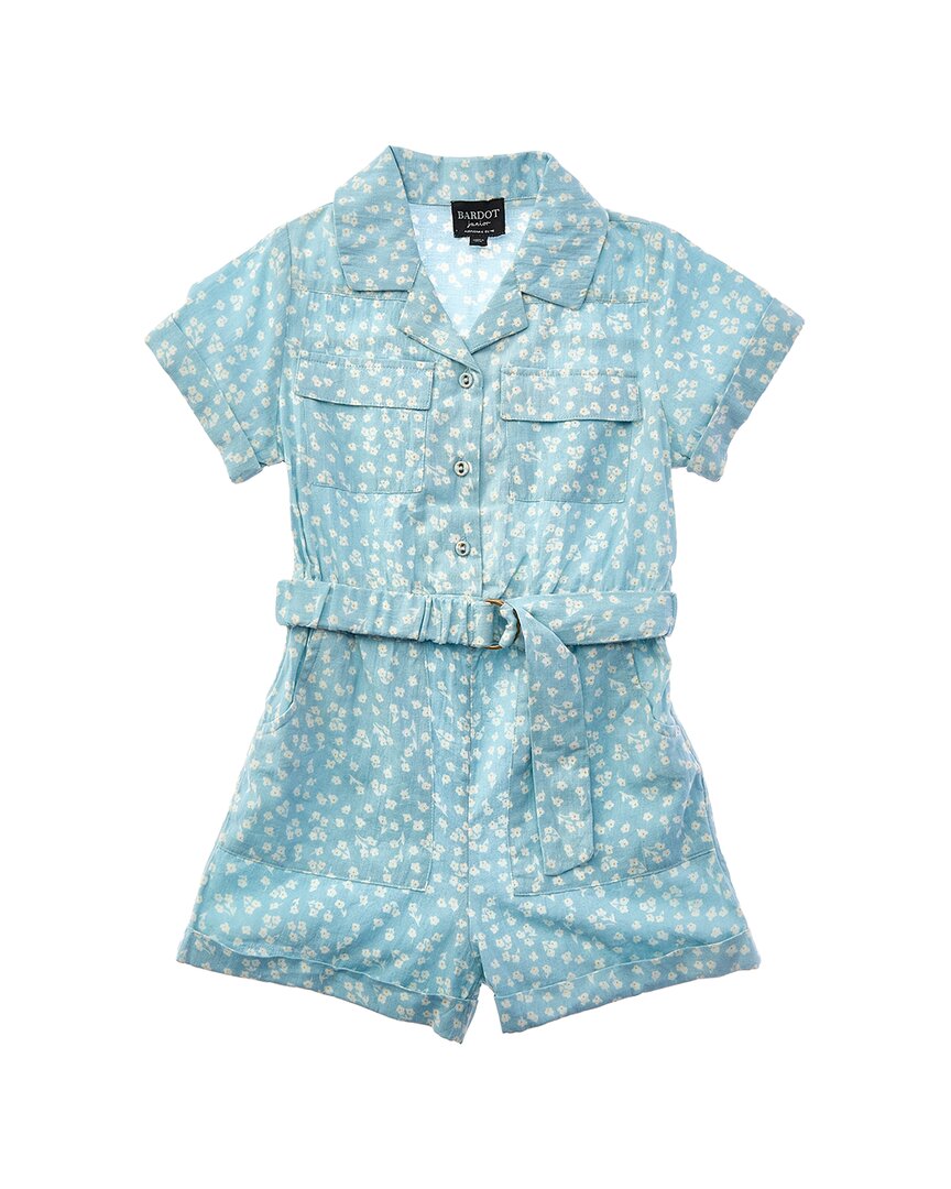 Bardot Junior Sara Ditsy Playsuit In Blue