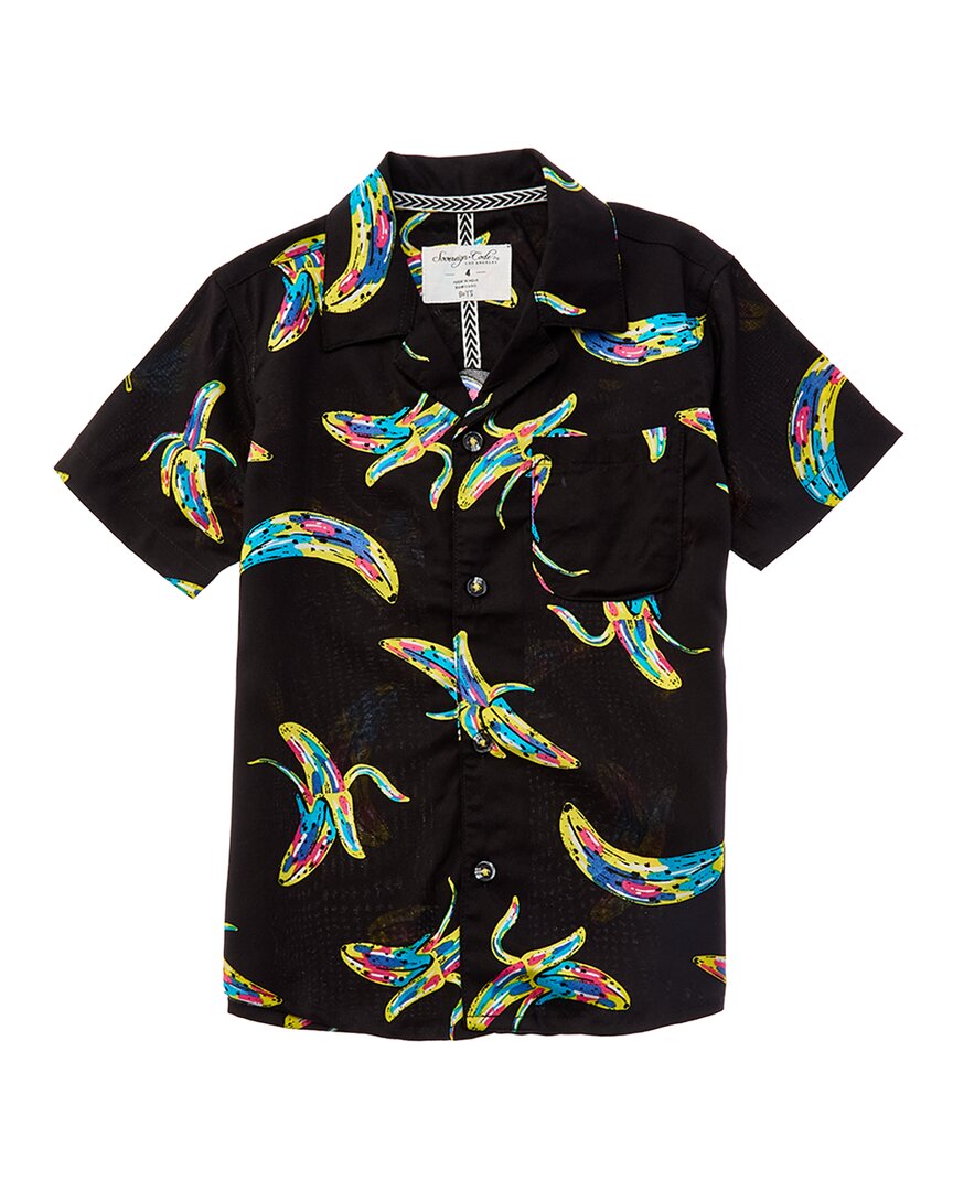Sovereign Code Bay Button-down Shirt In Black