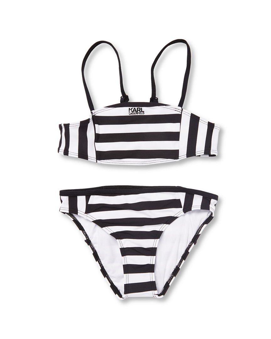 Image of Karl Lagerfeld Stripe Bikini